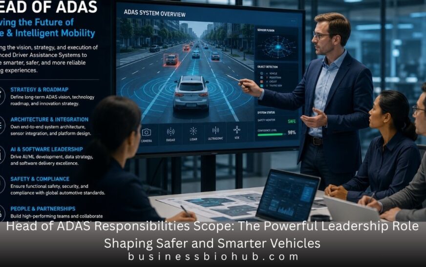 Head of ADAS Responsibilities Scope: The Powerful Leadership Role Shaping Safer and Smarter Vehicles