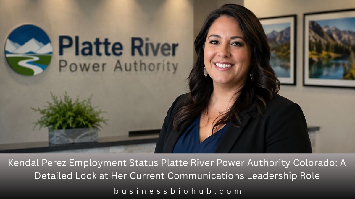 Kendal Perez Employment Status Platte River Power Authority Colorado: A Detailed Look at Her Current Communications Leadership Role