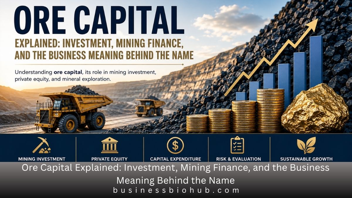 Ore Capital Explained: Investment, Mining Finance, and the Business Meaning Behind the Name