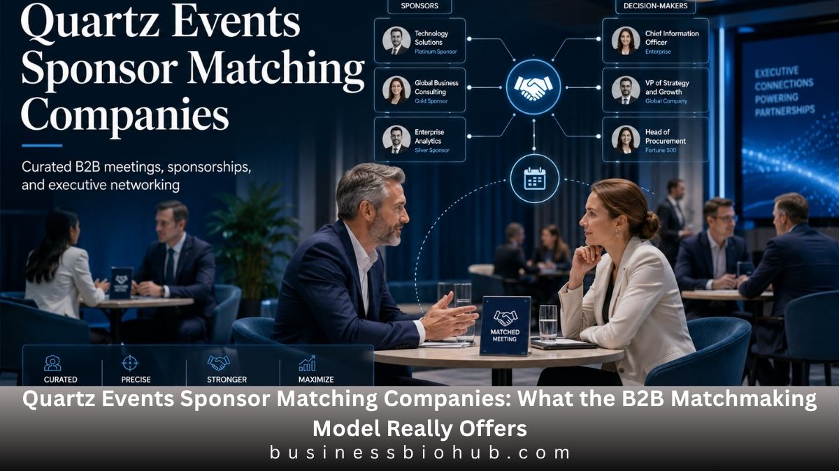 Quartz Events Sponsor Matching Companies