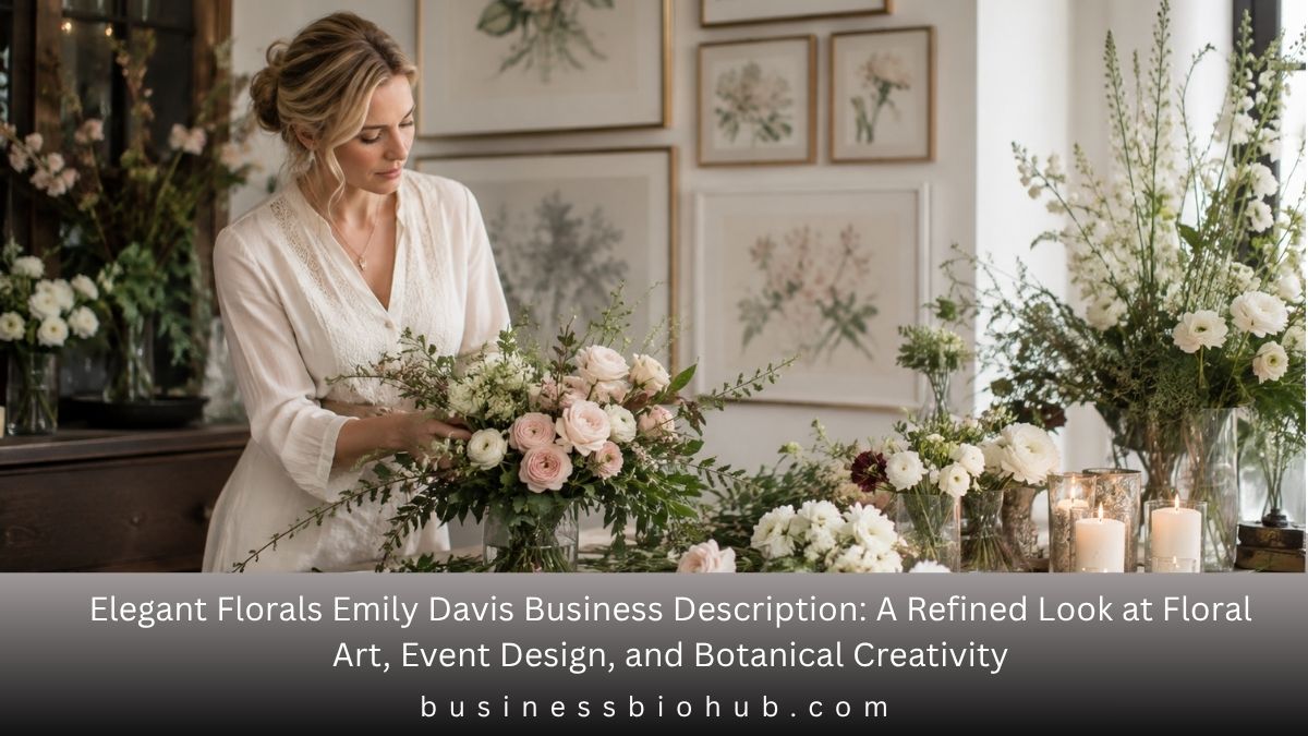 elegant florals emily davis business description