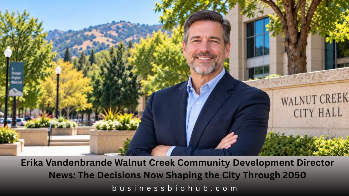 Erika Vandenbrande Walnut Creek Community Development Director News