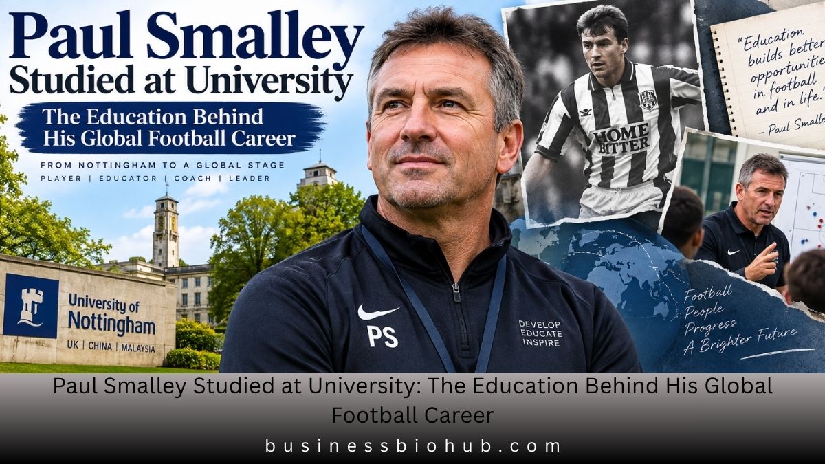 Paul Smalley Studied at University