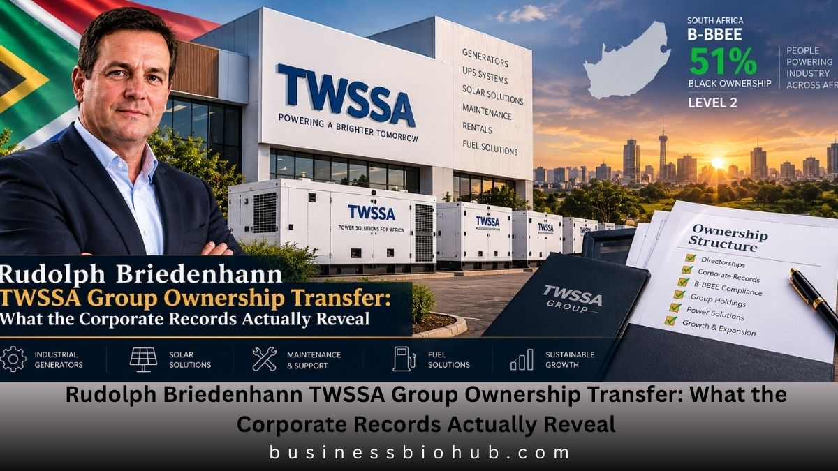 Rudolph Briedenhann TWSSA Group Ownership Transfer