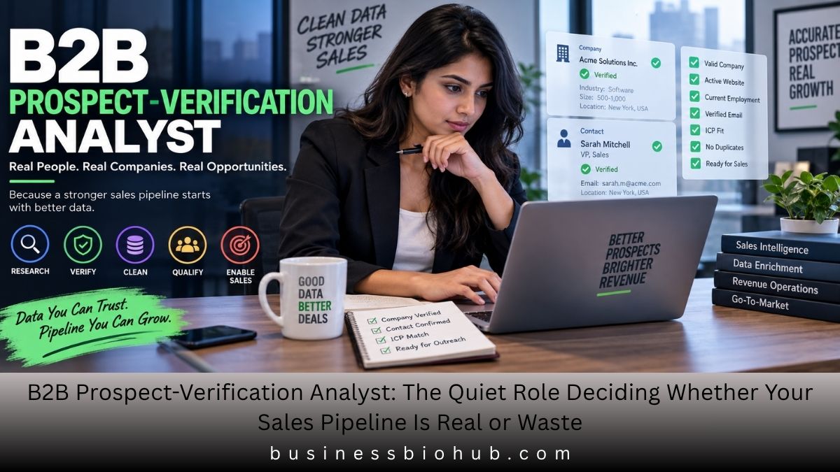 b2b prospect-verification analyst