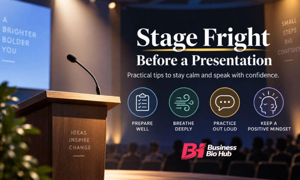 give me tips for managing stage fright before