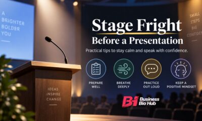give me tips for managing stage fright before