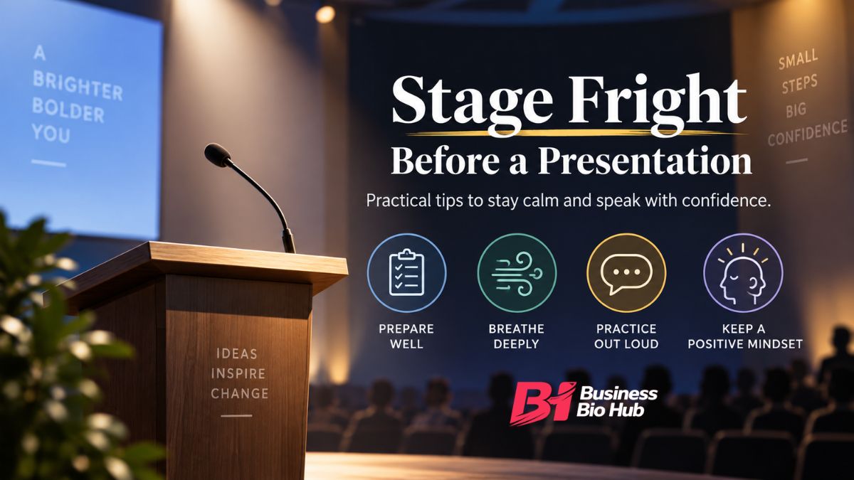 give me tips for managing stage fright before