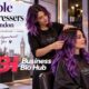 purple hairdressers